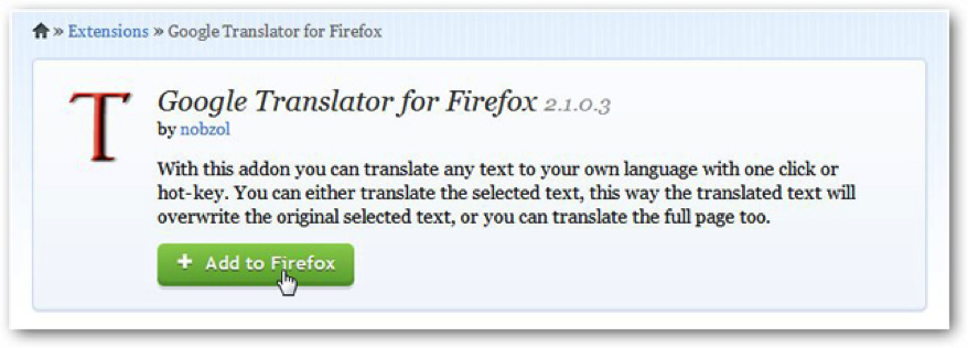 install google translate safari